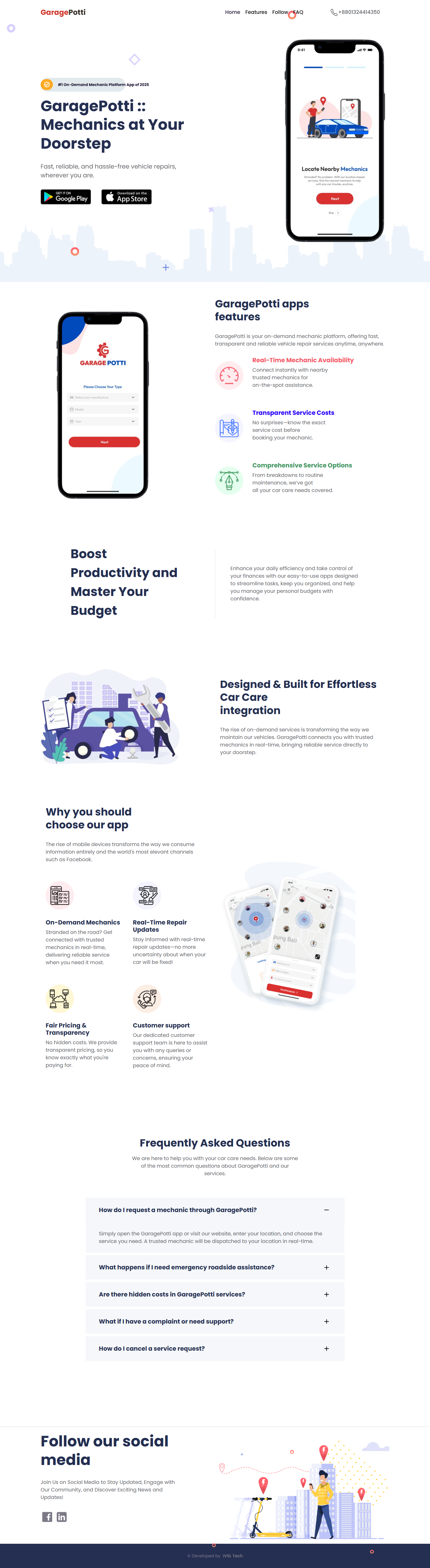 Garagepotti - Car Mechanic Finder